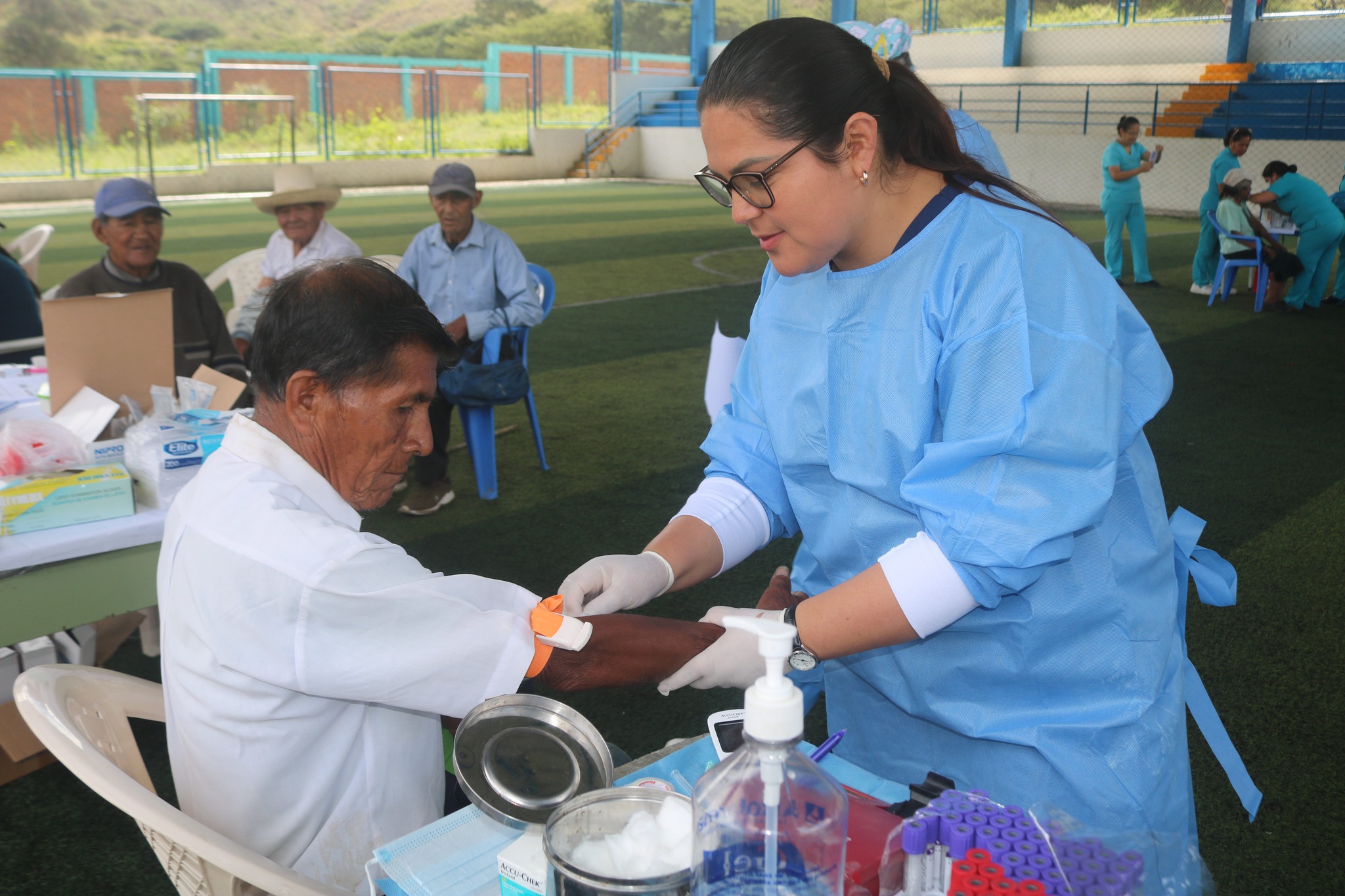 Desarrollamos con éxito la Gran Campaña Médica Integral de Salud