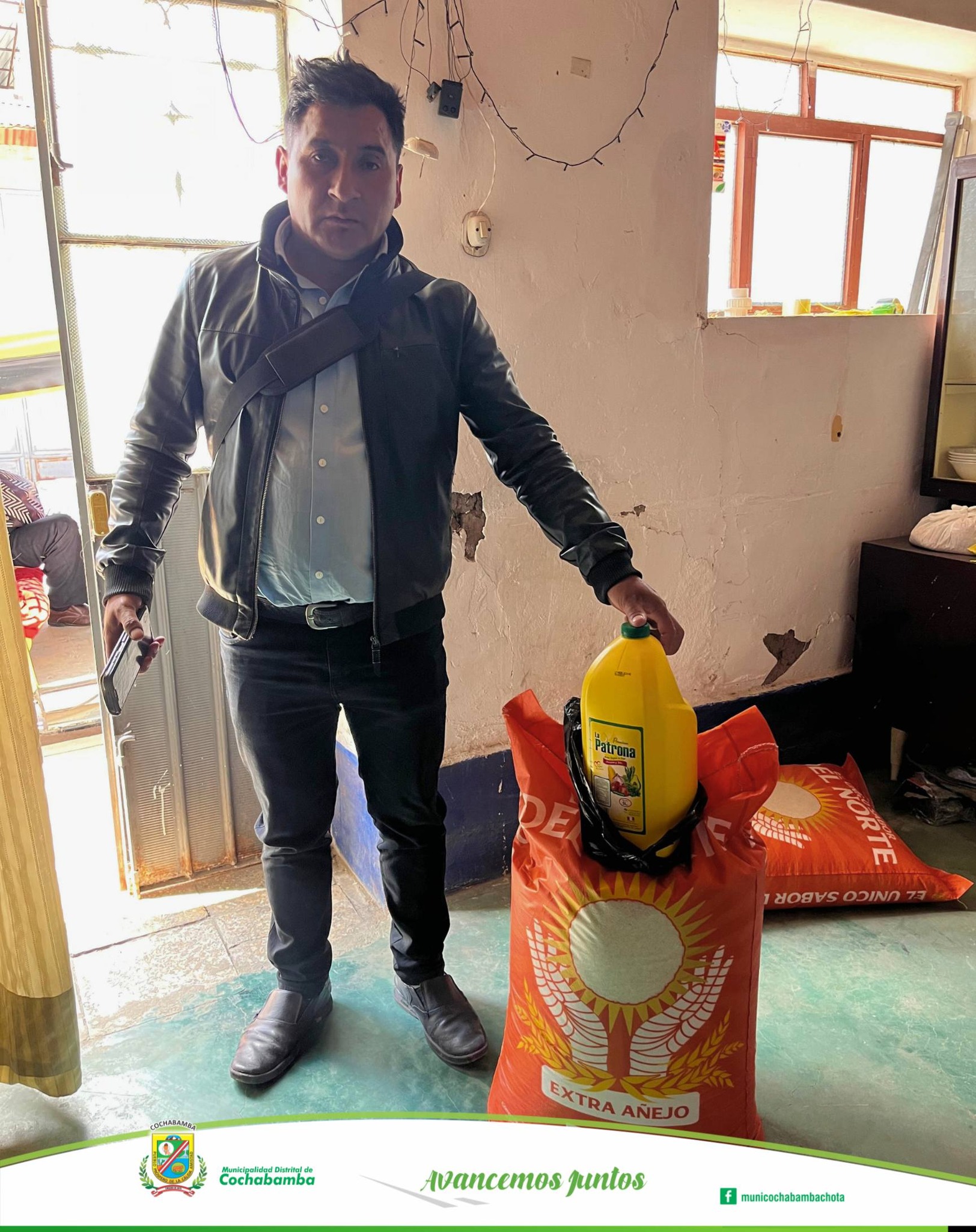 Entrega de productos de primera necesidad: comedores escolares de las I.E. Palo Solo, Sogos y Paltarume.